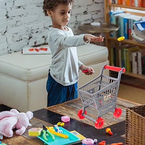 VILLCASE 3 Stücke Mini Warenkorb Kinder Mini Supermarkt Handcart Lagerung Spielzeug Kinder Simulation Warenkorb… – Bild 8