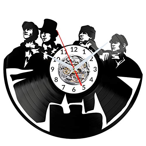 EVEVO The Beatles Disque Vlnyle Disques Vinyliques Horloges Murales Vinyle Record Mur l’horloge Créatif Classique… - Les Beatles, Paul McCartney, John Lennon, RIngo Starr, George Harrison EVEVO The Beatles Disque Vlnyle Disques Vinyliques Horloges Murales Vinyle Record Mur l'horloge Créatif Classique… – Image 3