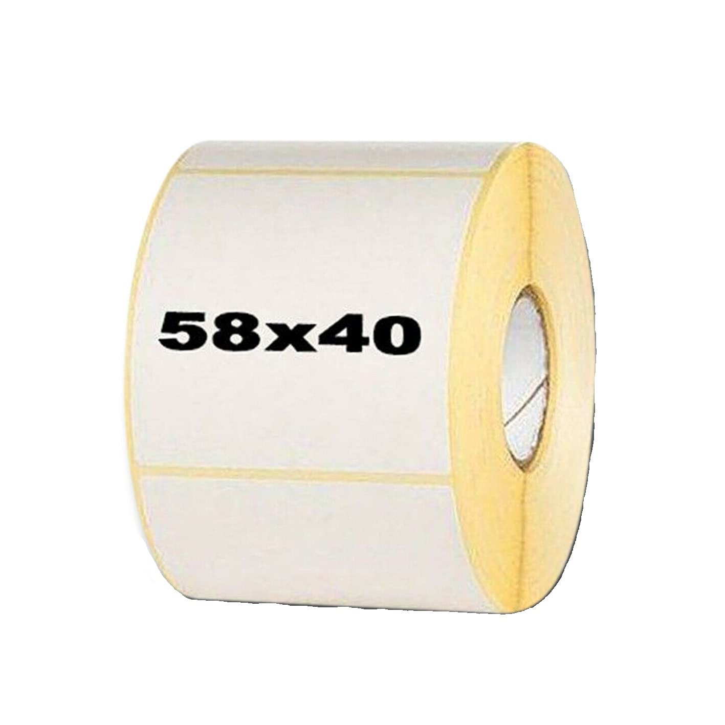 Scale Labels 58x40mm - 8, 16, 24, 44 Rolls - for CAS, Dibal, Bizerba, Avery Berkel. Premium Quality Thermal Labels with Grade A, Strong, Adhesive for Most Popular Scales (48)