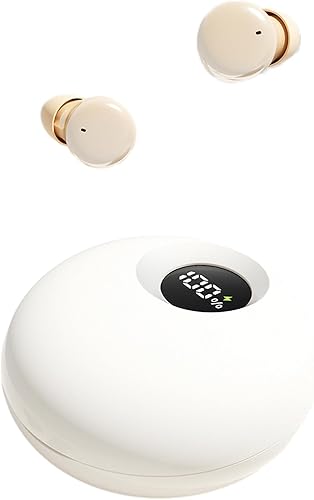 Auriculares inalámbricos invisibles desnudos, discretos para el trabajo, invisibles, pequeños, pequeños, pequeños, mini, auriculares inalámbricos