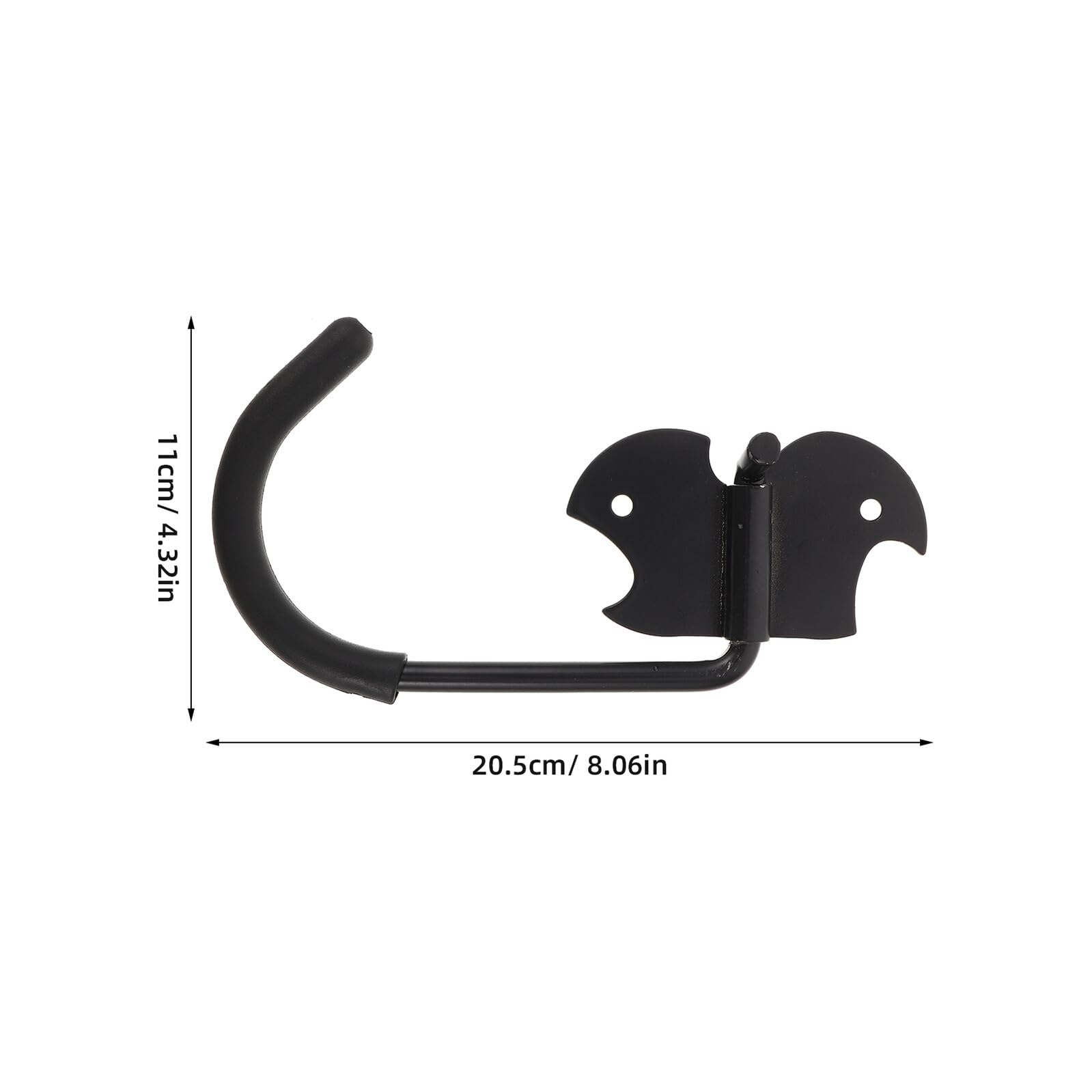 Toddmomy 2 Pezzi Ganci da Parete per Bicicletta in Metallo Portabici Verticale per Garage Organizer Stoccaggio Efficiente per Mountain Bike e Bici da Strada