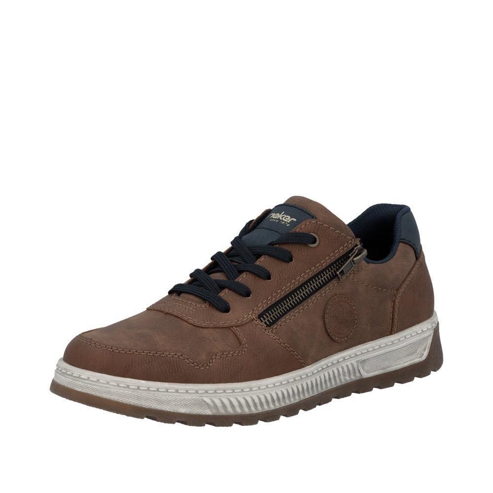 Rieker 37029-24 Lace-Up Shoes Synthetic Men in Brown, Brown 24, 40 EU