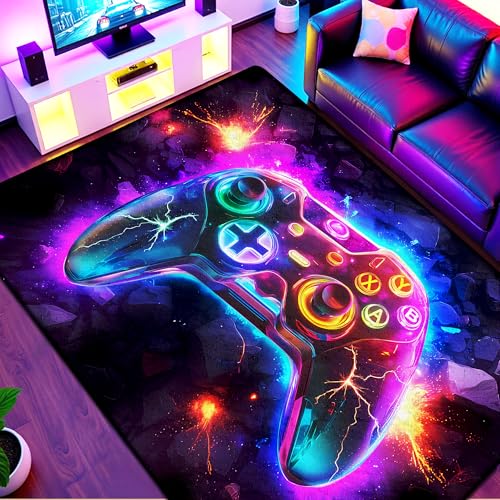 Tapete decorativo gamer 5x7 ft para habitación juvenil