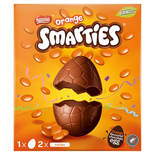 Smarties Milk Chocolate Orange Large Easter Egg 226 g