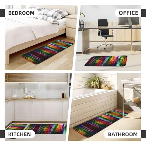 Alfombrillas de cocina con diseño arcoíris para dar vida y confort a tu hogar 4