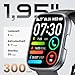 Cillso Smartwatch Herren Damen, 1,95" HD-Touchscreen Smart Watch mit Telefonfunktion, 110+ Sportmodi Sportuhr mit Pulsmesser Schlafmonitor Schrittzähler, IP68 Wasserdicht Fitness Uhr iOS/Android