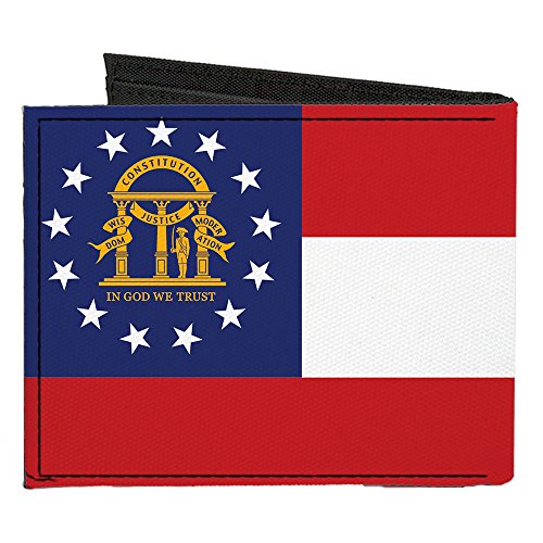 Buckle-Down Canvas Bi-fold Wallet-Georgia State Flag2