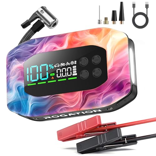 ROGATION Jump Starter with Air Compressor and Power Bank