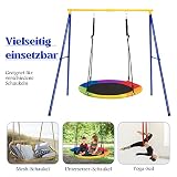 COSTWAY Stelaż huśtawki, do użytku na zewnątrz, metalowy stelaż do 200 kg