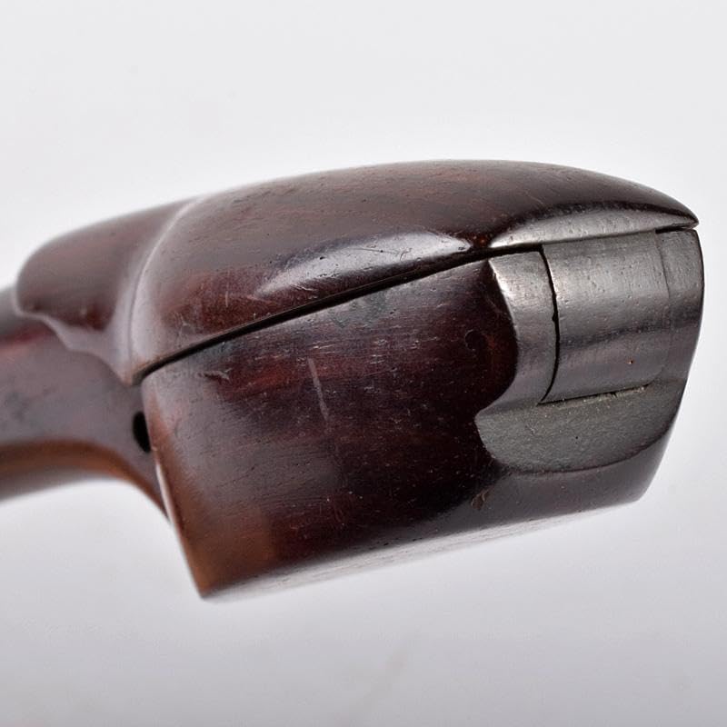 時代提げ物 書道具 唐木紫檀製 矢立 C 3658 骨董品 中国工芸品