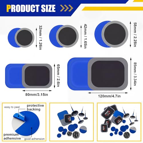 Tallew Heavy Duty Tire Patches Kit