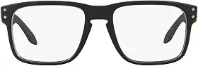 Armação masculina Ox8156 Holbrook Rx quadrada para óculos de grau, Lente de demonstração/ícone, ouro preto acetinado, 56 mm
