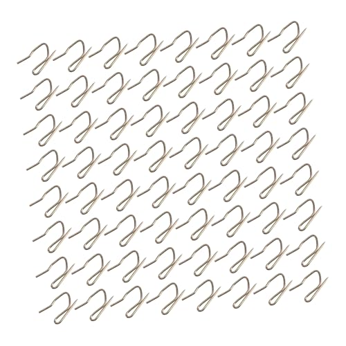 Ciieeo 1 caja Gancho para Cortinas de Acero Inoxidable Accesorios Resistentes y Antióxido para Baño y Ducha Fácil Instalación Alta Capacidad de Carga para Cortinas y Visillos Salón y