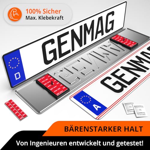 Wechselkennzeichenhalter Genmag Magnetischer Kennzeichenhalter für Autos
