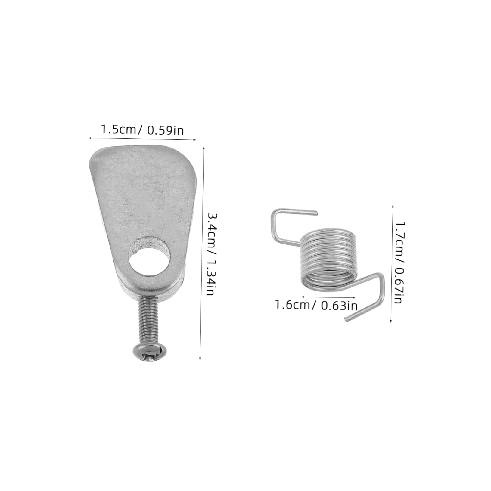 ULTECHNOVO 1set Retaining for Popcorn Machine Replacement Parts Silver Clip for Commercial Use Easy Installation Compatible Various Popcorn Makers