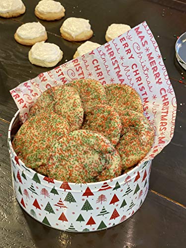 Red and Green Sanding Sugar - 8 oz Resealable Stand Up Candy Bag -Christmas Themed Sanding Sugar for Baking and Decorating - Topping for Desserts and Snacks