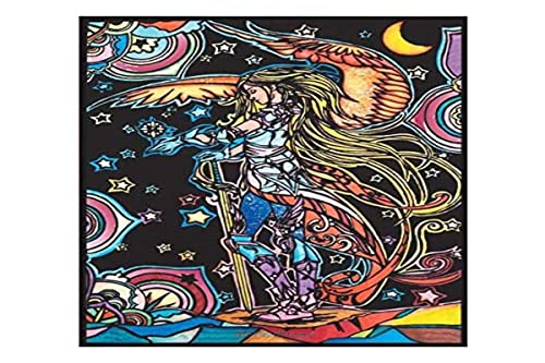 Colorvelvet - Quadro 35 x 47 in velluto da colorare - Angelo Guerriero - L120