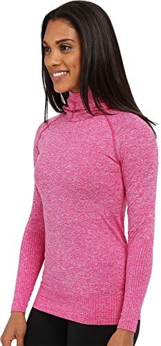 Seamless Pullover Hoodie, Fuchsia Pink 