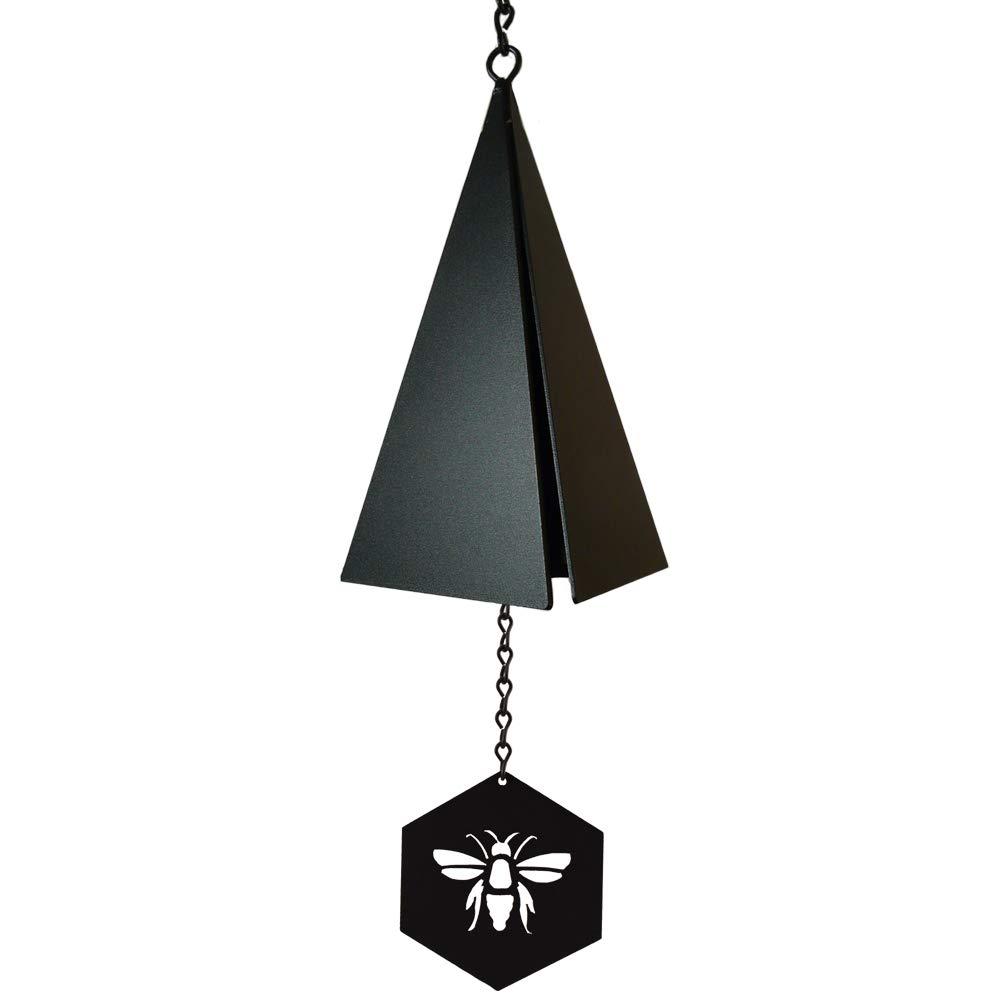 American Harbor Collection: 3-Tone Wind Bell with Honey Bee Wind Catcher