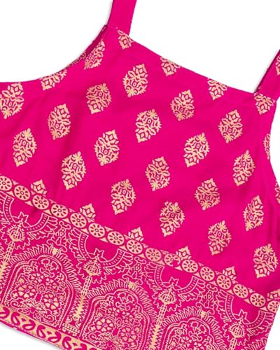 Image of Chandrakala Kids Lehenga Choli Set for Girls (KL120-P)