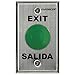 Seco-Larm Enforcer Mushroom Button Push-to-Exit Plate, Green (SD-7201GCPE1Q)
