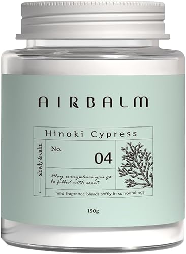 Eliminador de olores de bálsamo de aire, ambientador de aire sólido, 1 paquete, 5.3 onzas. Dura 90 días para habitación, cocina, baño y armario,