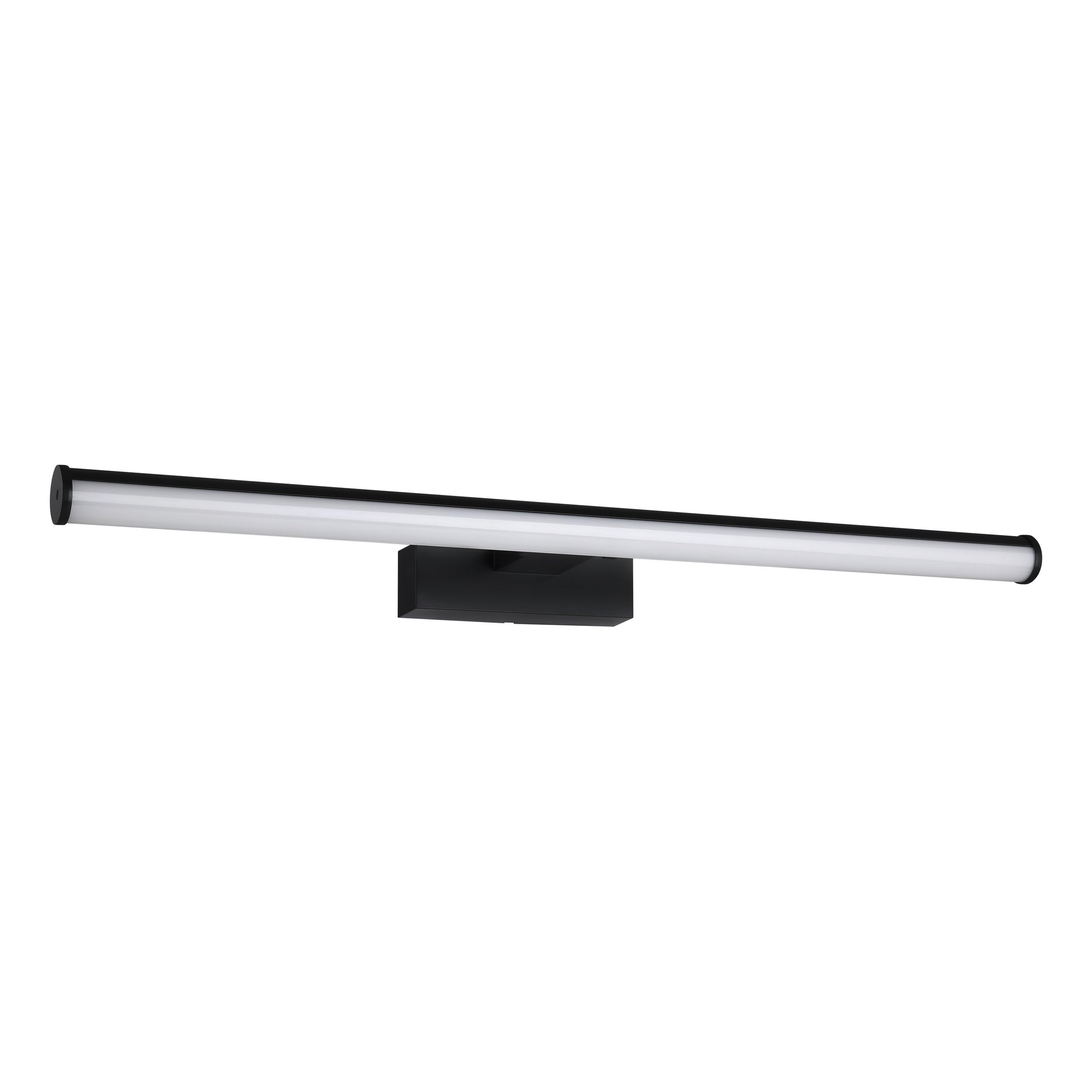 Eglo LED lampada specchio Vadumi, luce bagno, illuminazione specchio in | plastica nero e bianco, luce neutra, IP44, L 60 cm