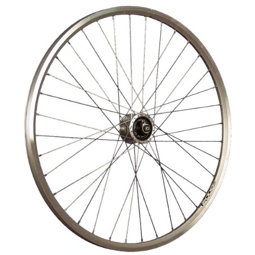 28 Zoll Laufrad Vorderrad Hohlkammer Shimano Nabendynamo DH-3D72 Disc CL silber