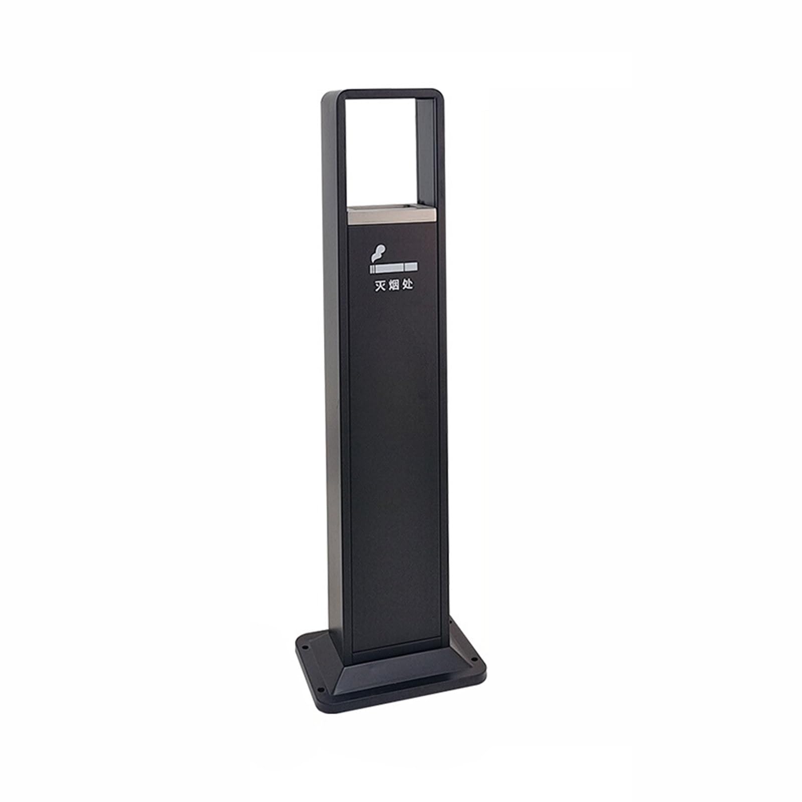 OWOHYG Ashtray Trash Can Outdoor Ash Column Indoor Smoke Extinguishing Trash Can Elevator Entrance Floor-Standing Vertical Smoking Area Ash Column Outdoor Ashtrays For Cigarettes.A