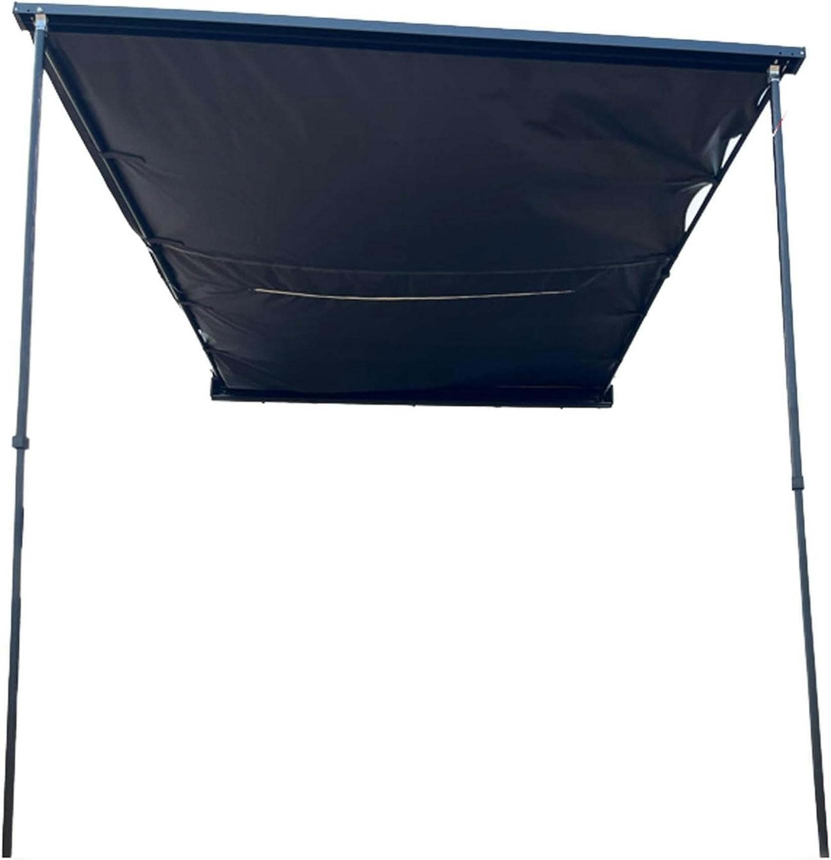 Toldo portátil con iluminación LED integrada para camping y refugio de vehículos