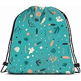 【NICHT DURCHBLICKEND】 Alle Rucksackbeutel mit Kordelzug bestehen aus Polyester mit PU-Leder verstärkten Ecken. Das Material ist dick, fühlt sich haltbar an, ist aber weich, nicht knitterig. Leichtes Gewebe, das auch SEHR robust ist und dem täglichen Verschleiß standhält