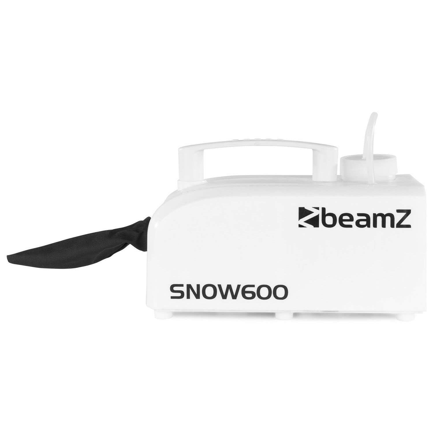 BeamZ SNOW600 Schneemaschine, 600 Watt kleine Schnee Maschine mit Kabelfernbedienung, Snow Machine Mini Schneekanone Garten, Party Gadget, Snow Fall Winter Simulation, für Garten, Events & Hochzeiten