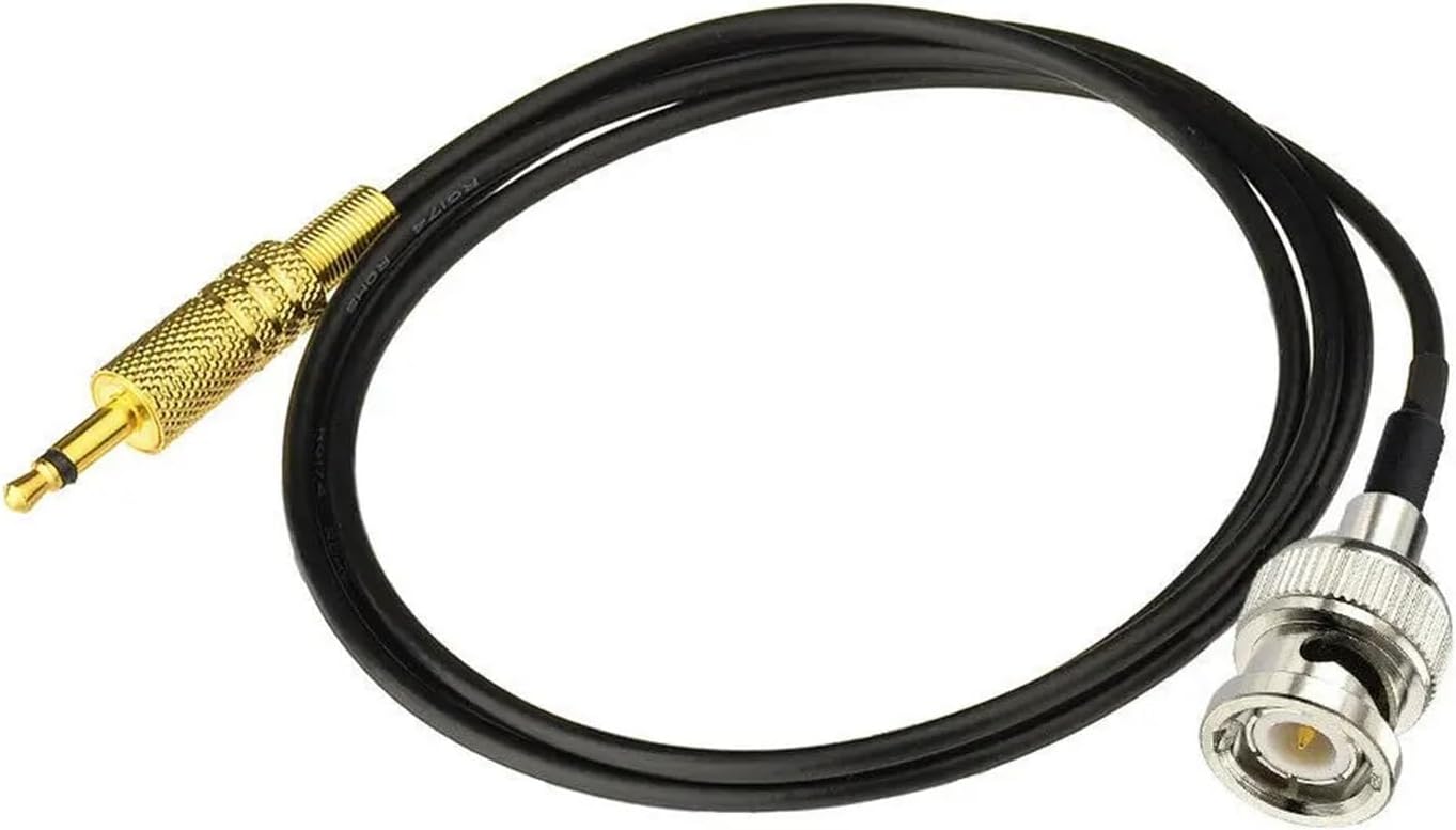 1個 BNC オスプラグ - 3.5mm モノラル 1/8インチ TS CCTV カメラモニターアンテナ RG174 ケーブル 6イ