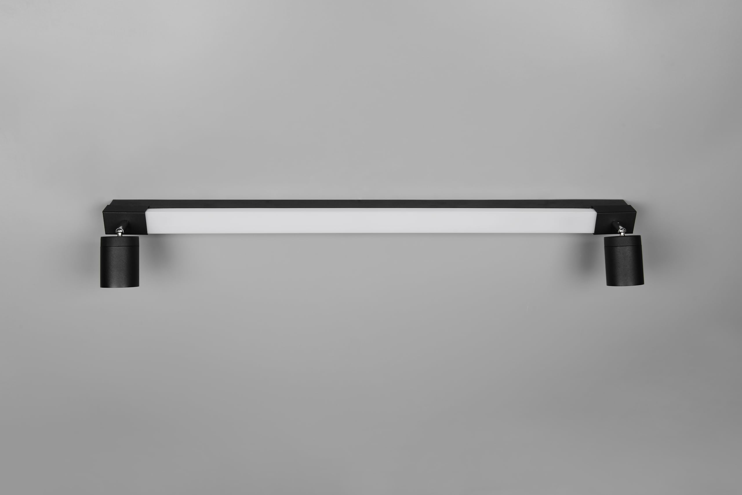 Trio Leuchten LED Badezimmer Wandleuchte Enrico 281479332, Metall Schwarz matt, 9 Watt LED, exkl. 2x GU10, Lichtfarbe einstellbar