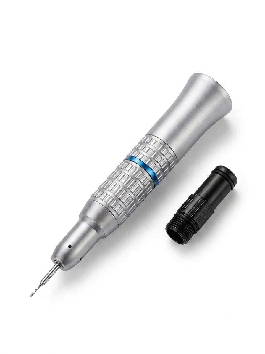 dental premium metal straight handpiece | lightweight stainless steel design | ergonomic grip | smooth operation | fully autoclavable