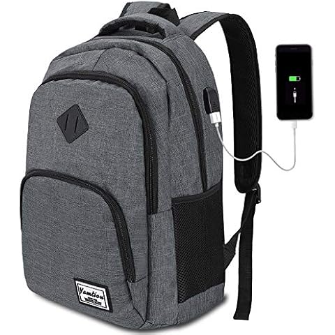 YAMTION Laptop Rucksack Herren Arbeit Rucksack Schulrucksack Cover