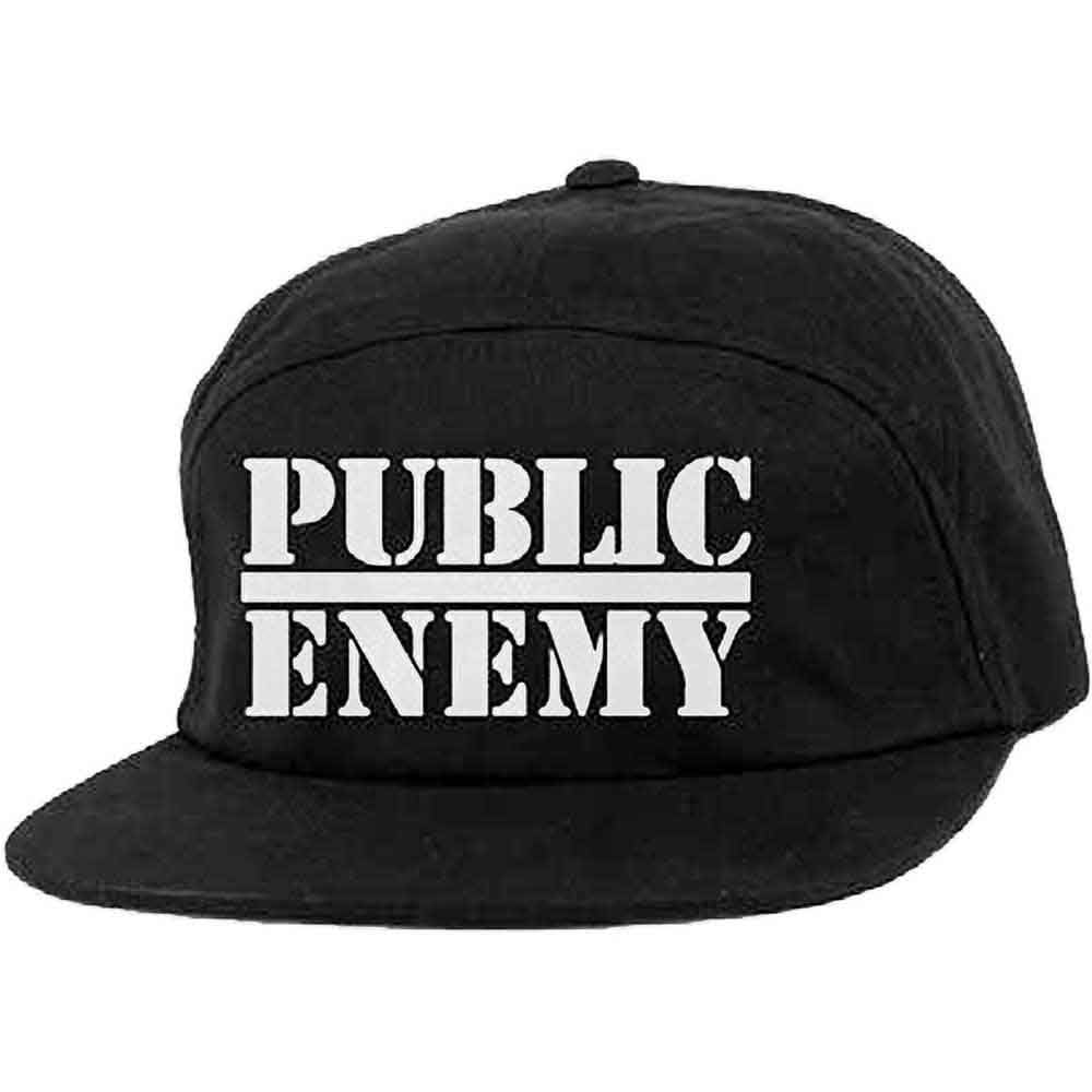 Public Enemy Baseball Cap Logo Official Black Camper Unisex One Size