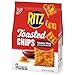 RITZ Toasted Chips Honey BBQ Crackers, Party Snacks, 8.1 oz
