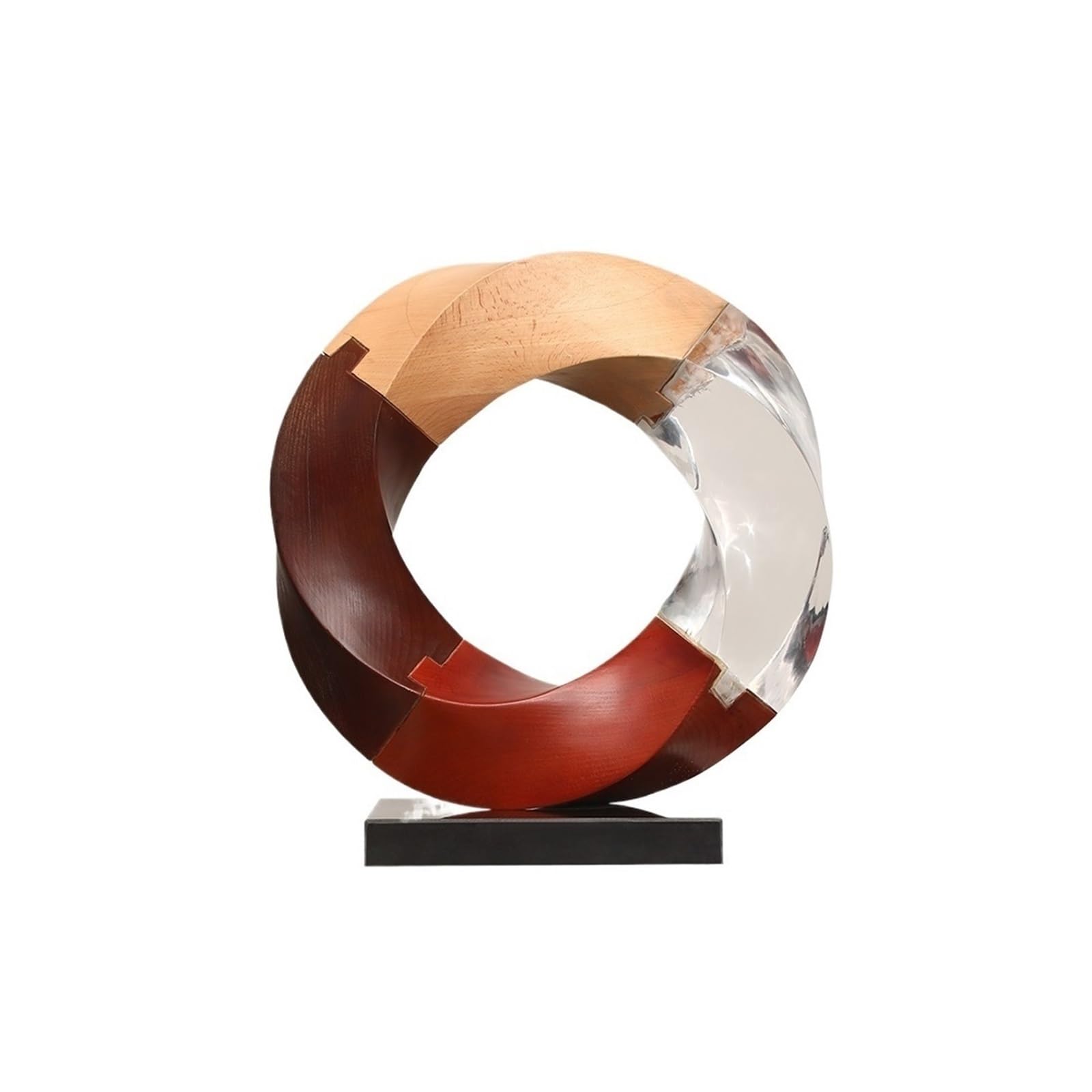 AILIUXIAOYAN Home Hecor Round Entryway Decorative Ornament Modern Abstract Decorative Item Art Sculpture