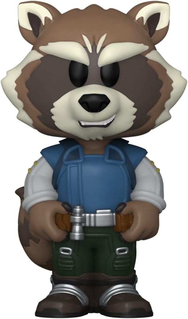 Funko Vinyl SODA: Marvel Guardians of The Galaxy 3 - Rocket - 1/6 Odds for Rare Chase Variant - Marvel Comics - Collectable Vinyl Figure - Gift Idea - Official Merchandise - for Kids & Adults