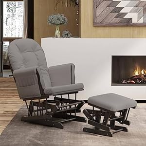 IKAYAA Stillsessel mit Hocker