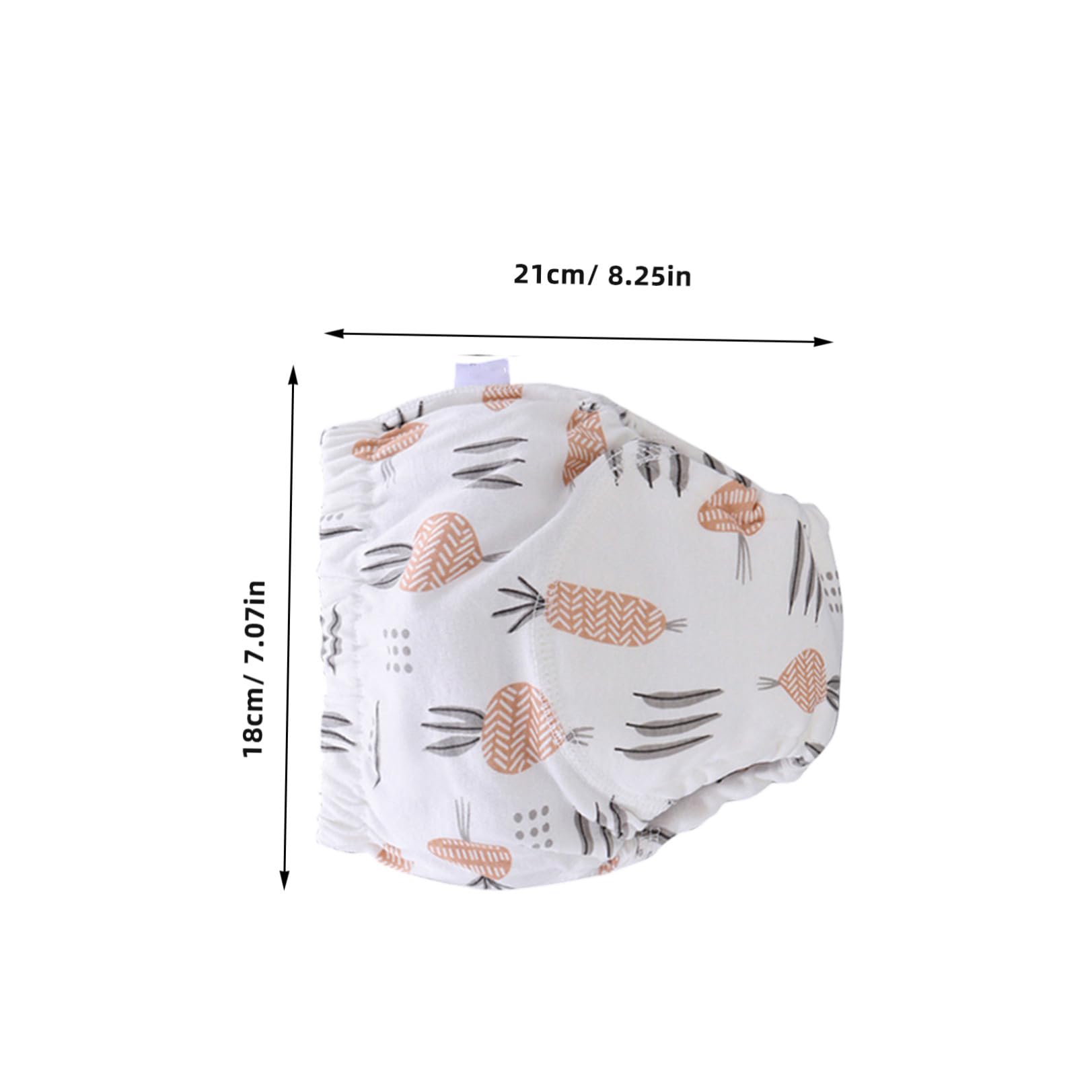 TOYANDONA Pantalones de Entrenamiento 4 Unidades Reutilizables para Bebés de Algodón Fáciles de Limpiar, Ajustables para Caminar y Viajar, M 6-12 Kg