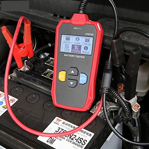 Tester Batteria, Tester della batteria for auto 1 2 V 24V DC. Analizzatore di caricabatterie Ut673a ut675a. Test del di caricamento del tester di capacità TEST 40-200 0cca.(UT673A)