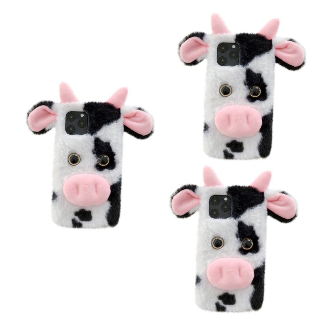 Coque peluche iPhone Pro Max anti-choc et anti-rayures texture douce - 8