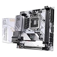 Segotep CVN B560I Gaming Frozen V20 Motherboard (Mini-ITX, Intel Core, WiFi 6, PCIe 4.0, LGA 1200, M.2 Slot, USB 3.2 Gen 2 Type-C, DDR4, DP/HDMI Port, Gaming Motherboard)