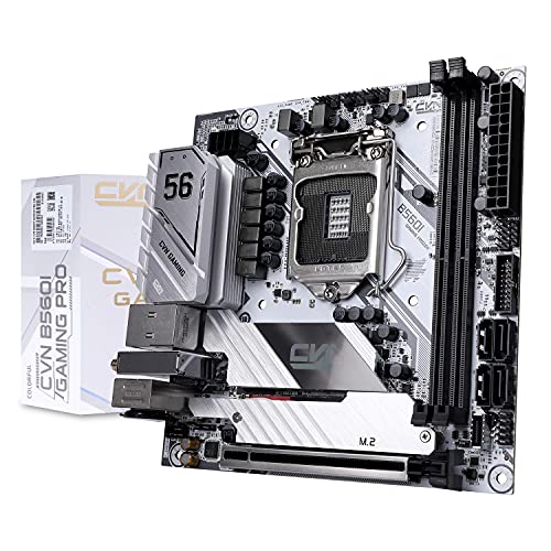 Colorful CVN B560I Gaming Frozen V20 Motherboard (Mini-ITX, 11th/10th Gen Intel Core, WiFi 6,BT 4.0, PCIe 4.0, LGA 1200, M.2 Slot, USB 3.2 Gen 2 Type-C, DDR4, DP/HDMI Port, Gaming Motherboard)