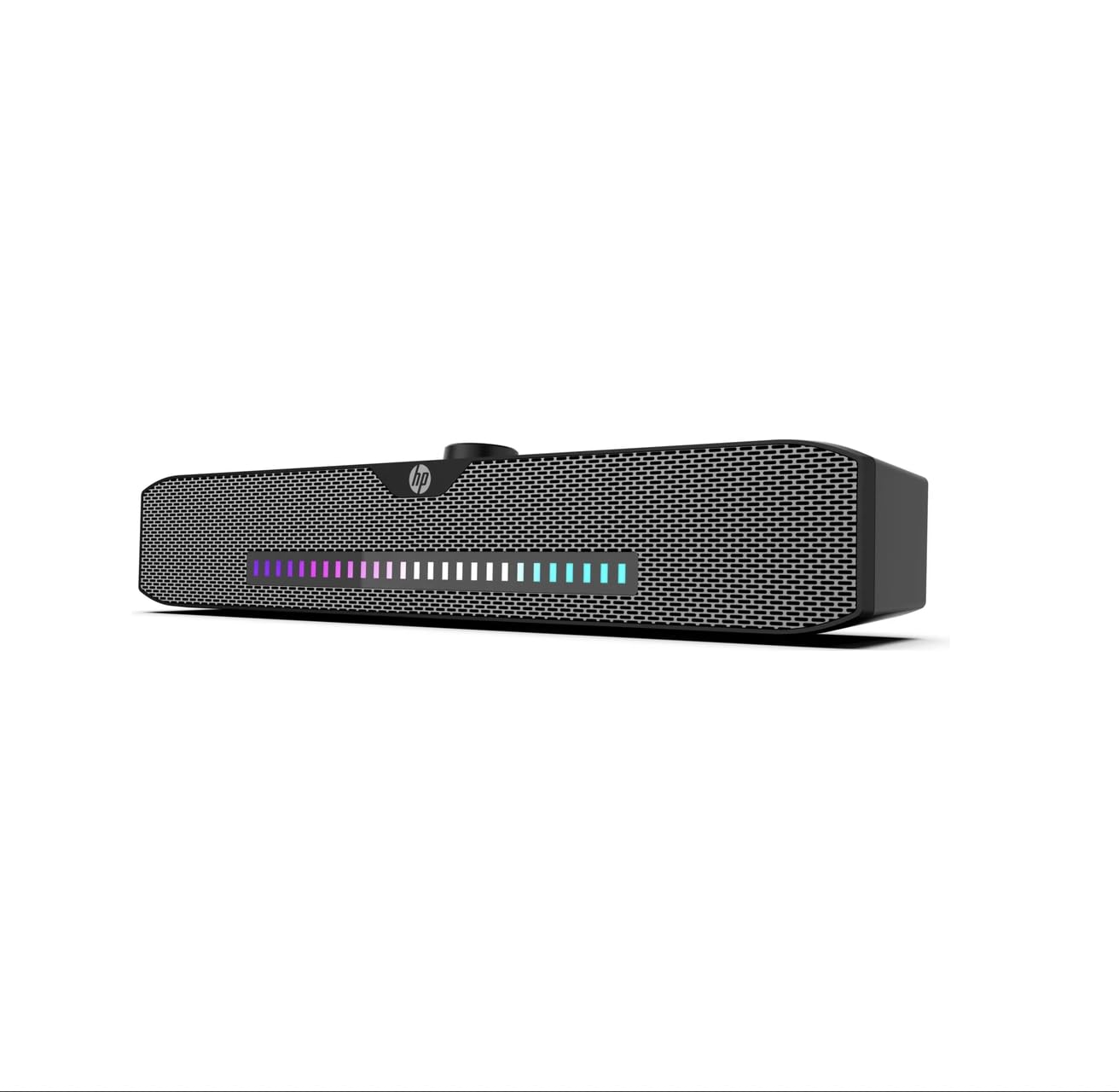 HP DHS-4200S RGB Soundbar - Bluetooth ve 3.5mm Kablolu Hibrit Hoparlör, USB Beslemeli, Masaüstü PC ve Laptop Uyumlu, Dinamik LED Işıklı, 6W Ses Çıkış Gücü, 2B283AA