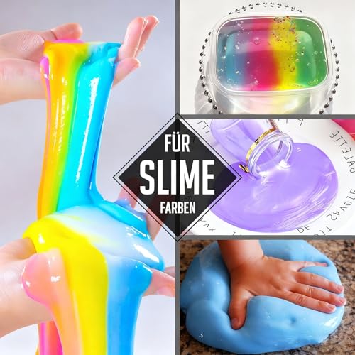 Nurila Seifenfarbe Set,7er x 5ml Farben Flüssig Konzentriert Seifen Farben mit Aufbewahrungstasche Rührstab für DIY Badebomben, Seifen Machen, Soap, Kunsthandwerk