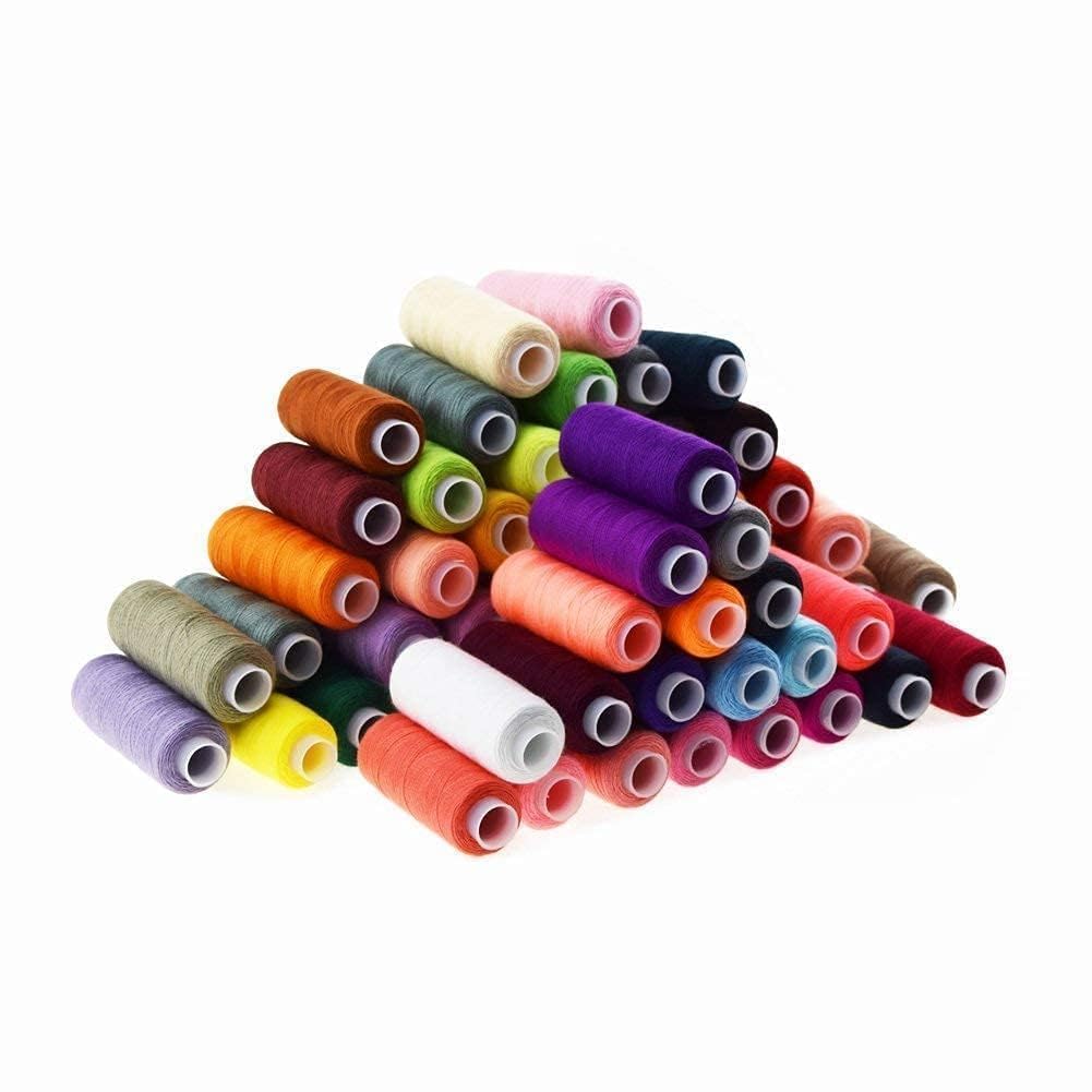 Multicolor Polyester Sewing Thread Kit | Strong Stitching Thread for Tailoring, Sewing Machine, Hand Sewing, Embroidery, Quilting, DIY Craft, Clothing Repair & Home Sewing Supplies (25)-image-23