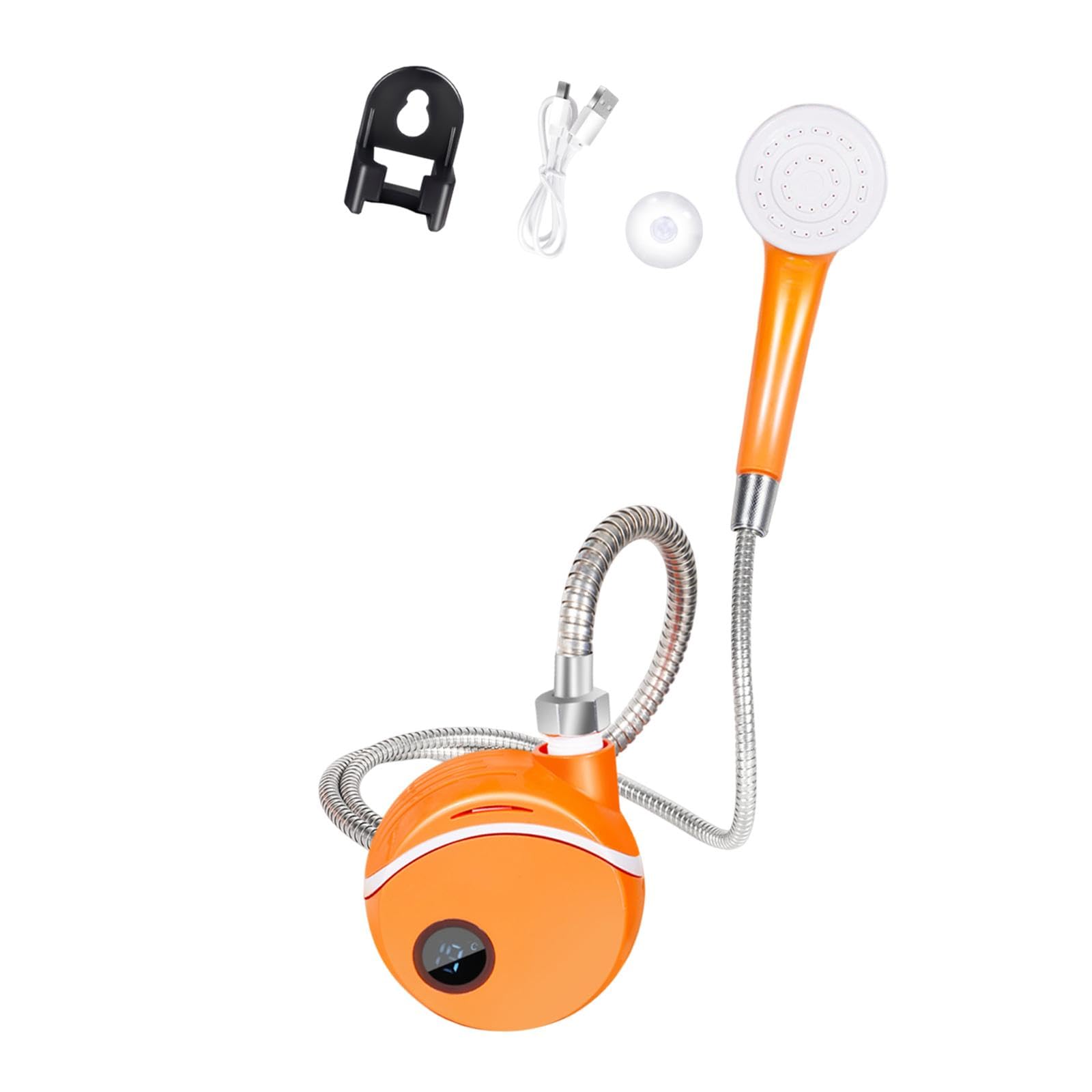 rockible Douche de Camping Portable avec Tuyau, Douche électrique d'extérieur pour la Plage